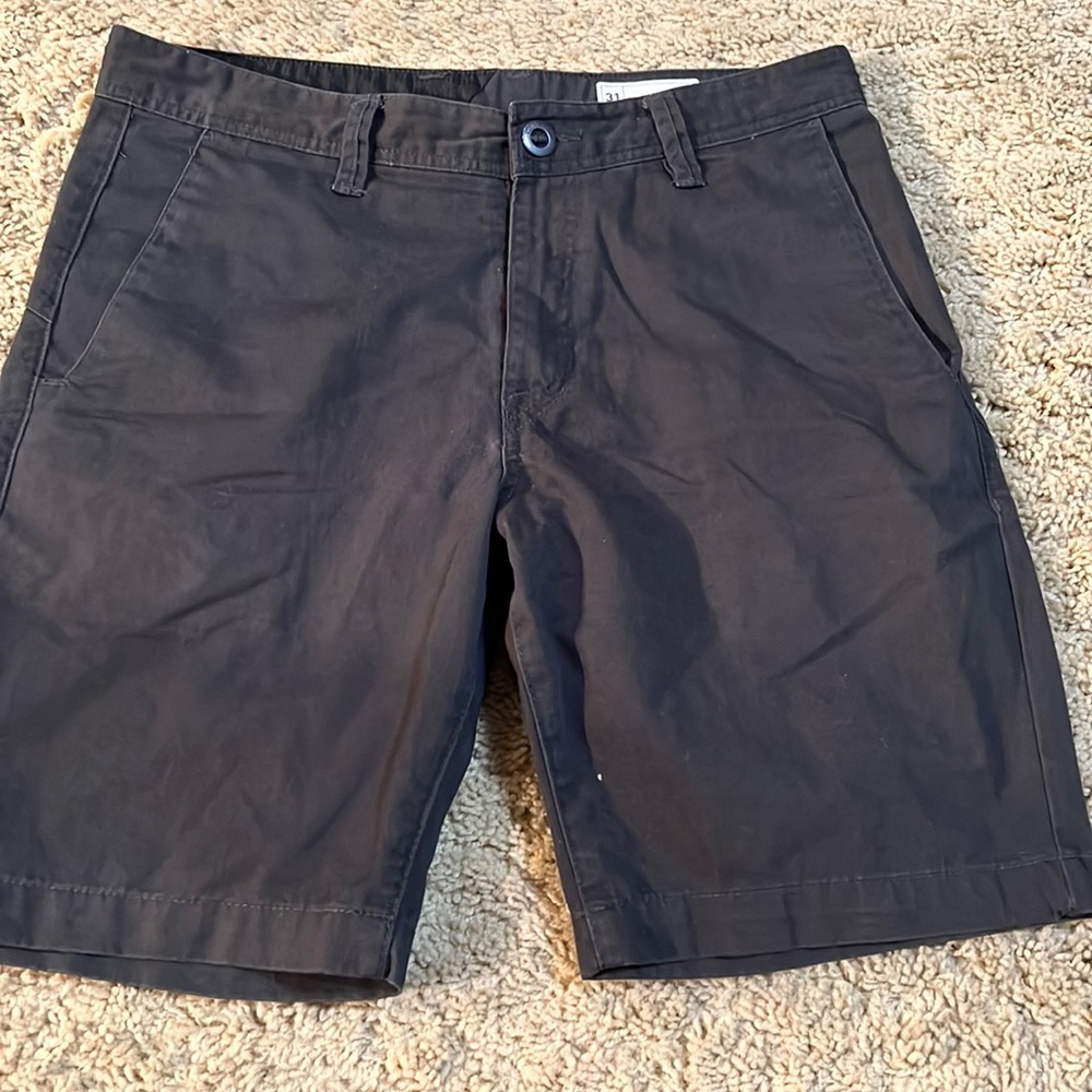 Grey volcom shorts